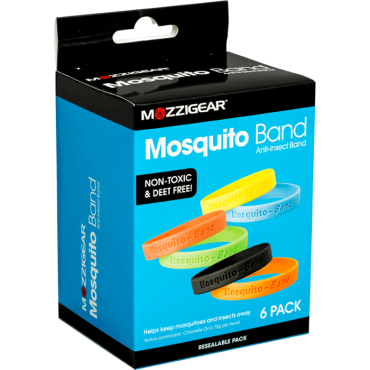 Mozzigear Mosquito Bands Adults Value Pack 6 Bands